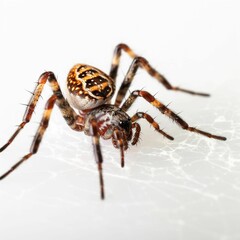 AI generated illustration of a macro of a spider