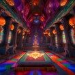 temple of time from legend of zelda ocarina of time ethereal, Generative AI