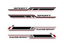 Vehicle Vector Decal Stripes For Custom Car, Racing Car And Others.