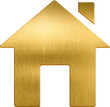 Golden icon home building homepage homepages location address place map page apartment residence roof house real architecture
