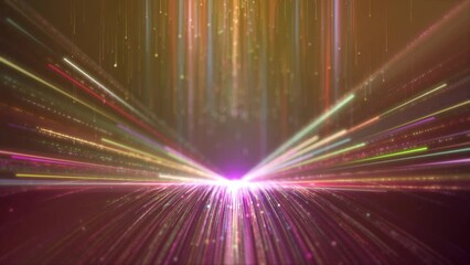 Wall Mural - Elegant colorful light streaks, beautiful color particle stripe. stylish beautiful color lines background. for your theme, event, abstract art or presentation. stage, music video, wedding party.