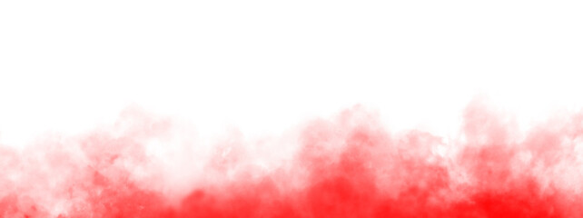 Wall Mural - red vector isolated smoke png. steam explosion special effect. effective texture of steam, smoke, fo