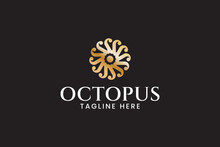 Letter O With Octopus Tentacle Modern Logo Design For Corporate Business