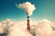 polluting chimney. Generative AI