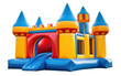 Kids Bouncy Castle on Transparent Background