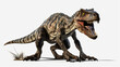 Dino plaything positioned alone in transparent background