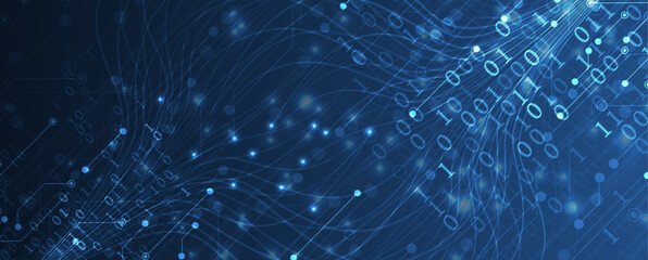 Technology abstract futuristic background for internet business. Big data concept.