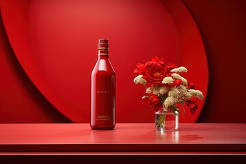 bottle red