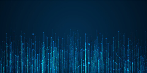 Technology background. Big data visualization concept