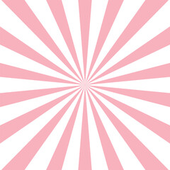 Wall Mural - Pink sun rays vector background