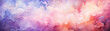 A vibrant canvas of abstract expression, where colorful clouds dance in a dreamlike trance amidst the fluid strokes of pink and white painting, , background, texture, banner