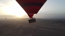 Alone In The World In A Hot Air Balloon In Morocco