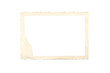 © Michele - old photo frame texture png isolated picture postcard border