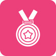Medal Line Color Icon