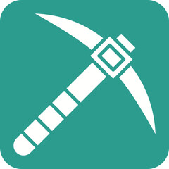 Sticker - Pickaxe Line Color Icon