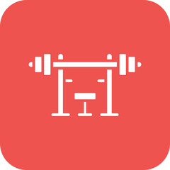 Wall Mural - Weight Bar Line Color Icon