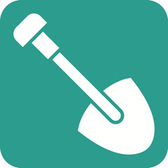 Poster - Shovel Line Color Icon