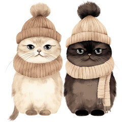 Naklejka na meble Cat Couple Winter Christmas Watercolor | Holiday Pet Art
Festive Cat Duo in Watercolor | Christmas Pet Painting
Cozy Winter Cats | Romantic Holiday Watercolor Art