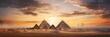 pyramids panoramic scenic view
