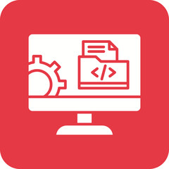 Web Development Line Color Icon