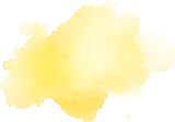 Fototapeta  - yellow watercolor stain