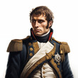 Portrait of of Napoleon Bonaparte build with IA, emperor of Europe 
