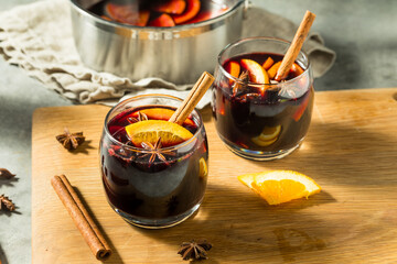 Wall Mural - Warm Refreshing Red Mulled Wine