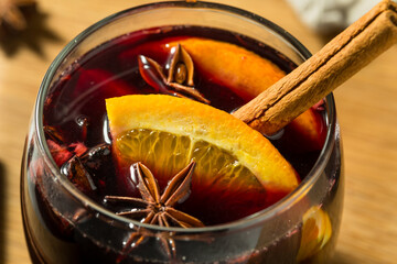 Wall Mural - Warm Refreshing Red Mulled Wine