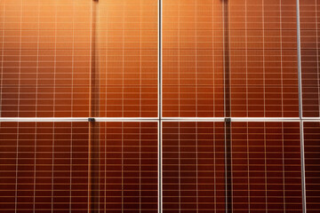 Sticker - Top-down view of a solar panel, external surface material texture