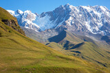 Fototapeta Na ścianę - Caucasus mountain range in Georgia. Mountain landscape