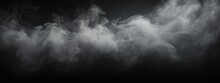 Smoke Black Ground Fog Cloud Floor Mist Background Steam Dust Dark White Horror Overlay. Ground Smoke Haze Night Black Water Atmosphere 3d Magic Spooky Smog Texture Isolated Transparent Effect Circle