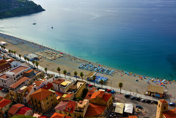 Sticker - historic center and sea view in Scilla Calabria Italy