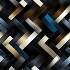 Wall Mural - metallic abstract pattern with metallic lines