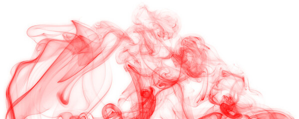 Wall Mural - abstract red smoke effect
