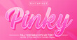 © zika_studio - Pinky pink font Text effect editable