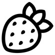 strawberry icon vector illustration asset element