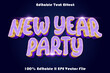 © Resist - New Year Party Editable Text Effect