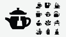 Tea Solid Icons