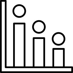 Sticker - Histogram Icon