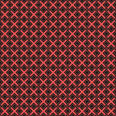 Sticker - Seamless geometric pattern with interlaced stripes. Background for carpet, textile, wallpaper, wrapping paper. 