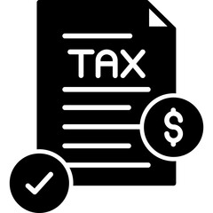 Sticker - Taxes Icon