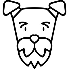 Sticker - Airedale Terrier Icon