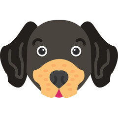 Sticker - Rottweiler Icon