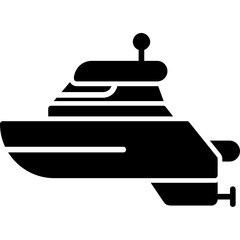 Wall Mural - Boat Icon