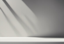 Eleganza Neutra- Sfondo Bianco Per La Visualizzazione Prodotti