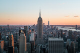 Fototapeta  - New York City skyline at sunset