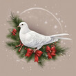© Vicky - christmas dove of peace design