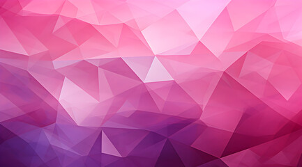 Wall Mural - Sleek geometric pattern with pink and purple triangles for a modern look.