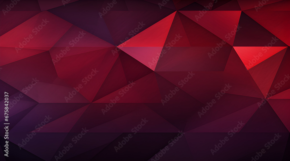 Vivid red geometric pattern with a dynamic 3D feel, perfect for bold ...