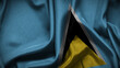 3d illustration flag of Saint Lucia. Close up waving flag of Saint Lucia.